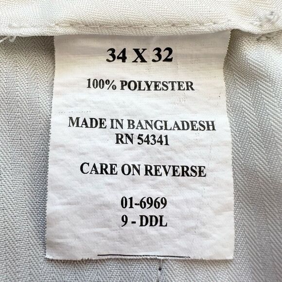 🔃Louis Raphael Men's Gray Tailored Straight Leg Dress Pants - Picture 8 of 9